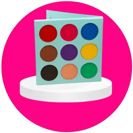 Eyeshadow Palette U2013 Pretty Doll Cosmetics Dot Png Color Icon Eyeshadow Palette