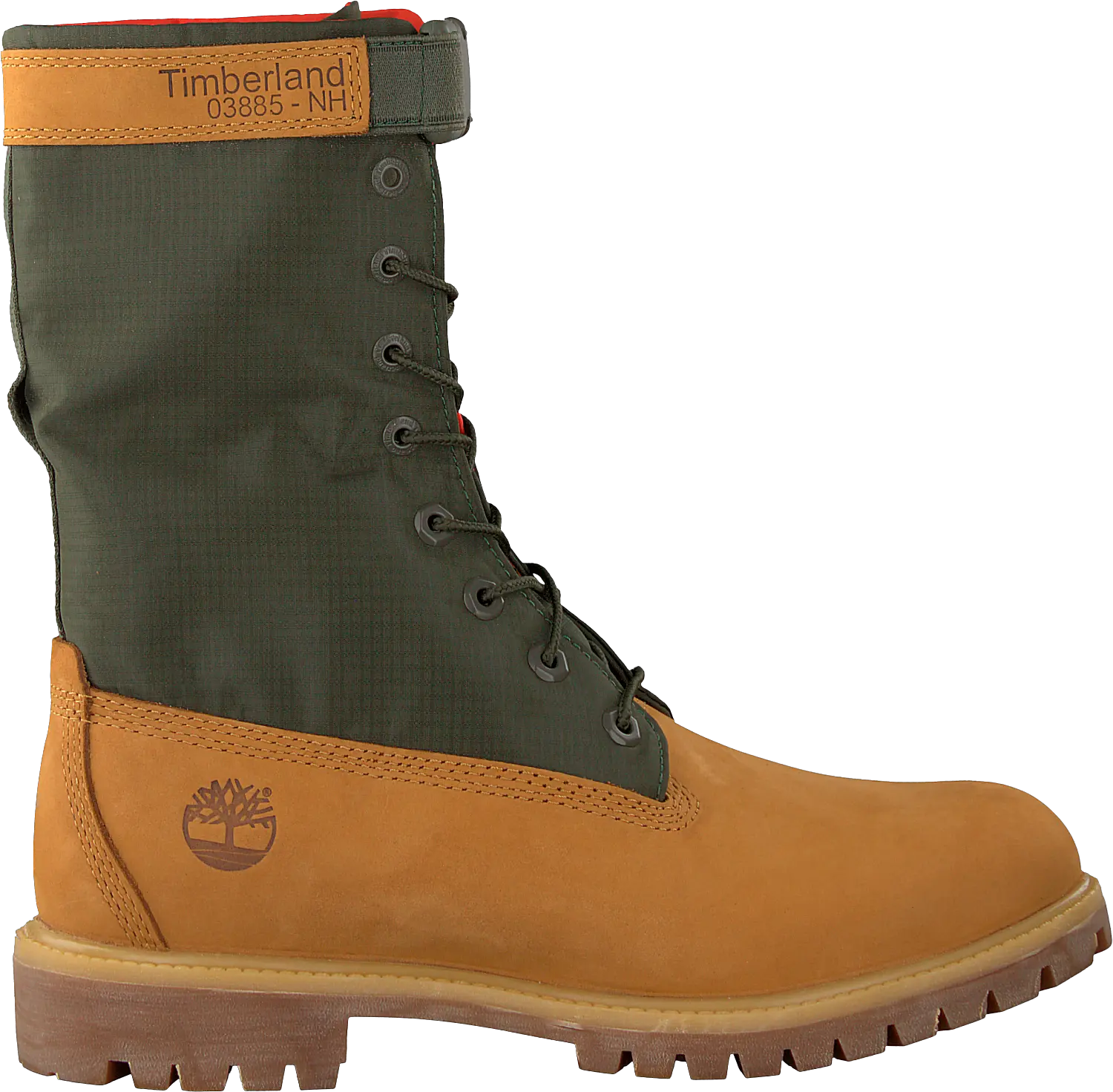 Camel Timberland Lace Up Boots Work Boots Png Timberland Png