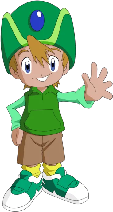 Download Hd Takeru Takaishi Digimon Takeru And Patamon Png Digimon Png