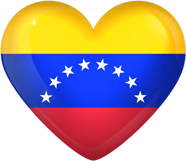 Venezuela Large Heart Flag Venezuela Flag Heart Png Venezuela Flag Png