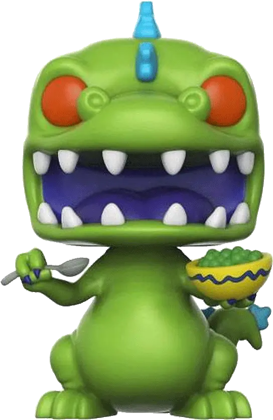 Vinyl Figure Reptar Cereal Box Rugrats Pop Funko Png Reptar Png