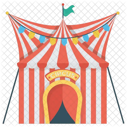 Circus Tent Icon Illustration Png Circus Tent Png