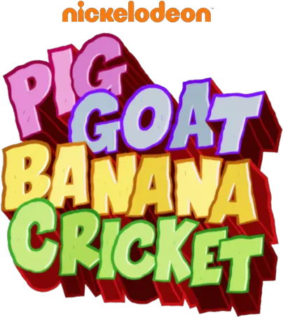 Pig Goat Banana Cricket Logo Pig Goat Banana Cricket Logo Png Nicktoons Logo