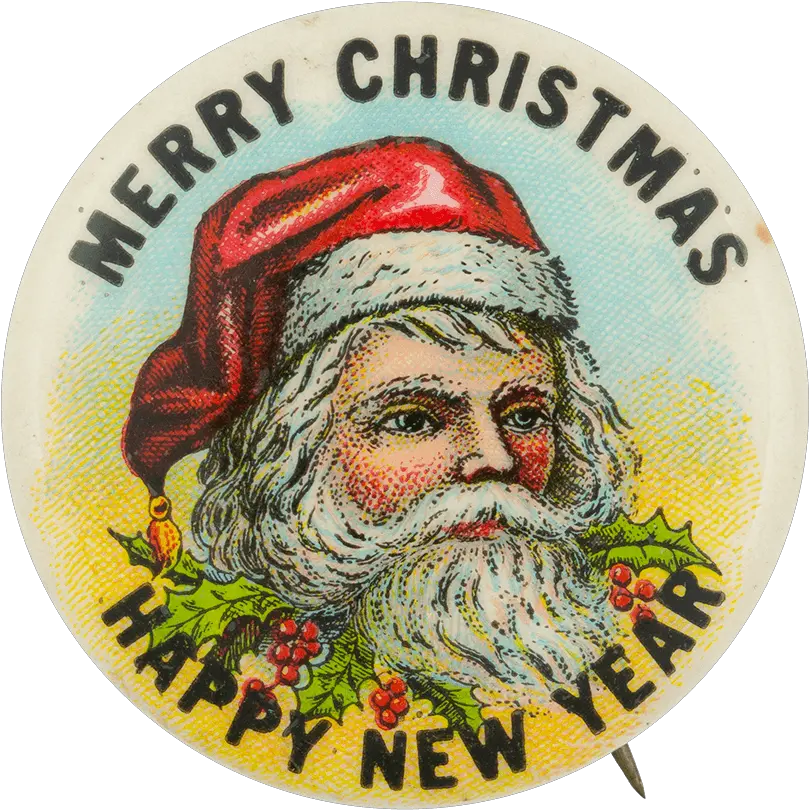 Merry Christmas Happy New Year Busy Beaver Button Museum Santa Claus Png Merry Christmas And Happy New Year Png