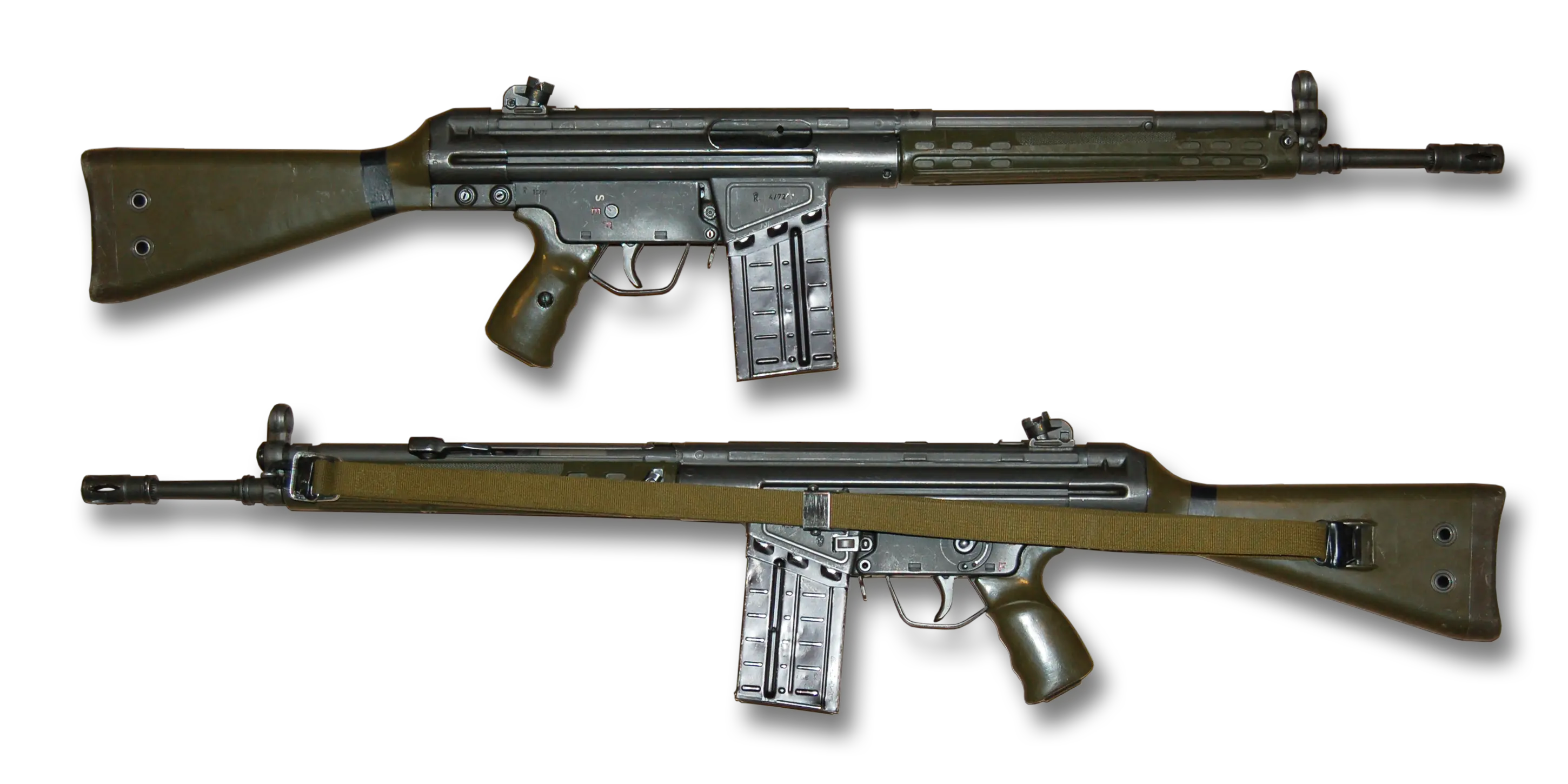 Heckler Koch G3 G 3 Png Rifle Png