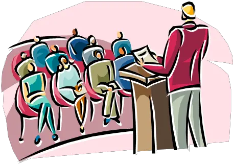 Download Vector Freeuse Library Public Speaking Clipart Town Meeting Clipart Png Art Png