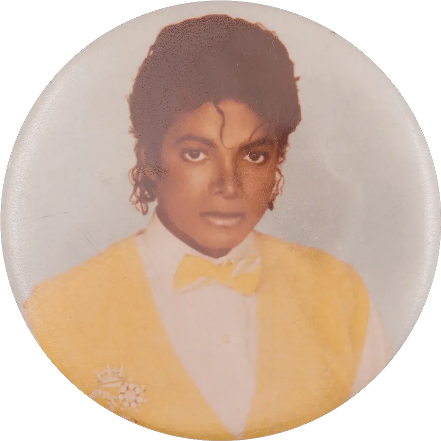 Michael Jackson Yellow Tuxedo Busy Beaver Button Museum Michael Jackson Transparent Circle Png Michael Jackson Transparent