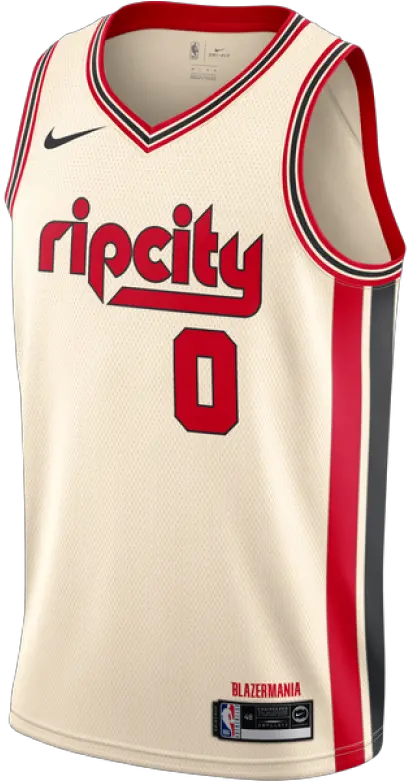 Nike Nba Portland Trail Blazer Damian Portland Trail Blazers City Edition Jersey Png Damian Lillard Png