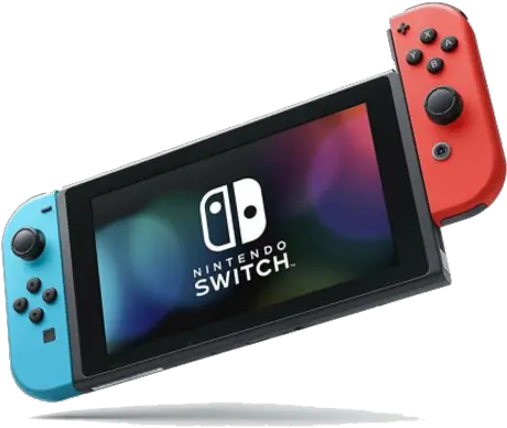 Nintendo Switch Png Transparent Images All Nintendo Switch Neon Red And Blue Nintendo Logo Transparent Background png