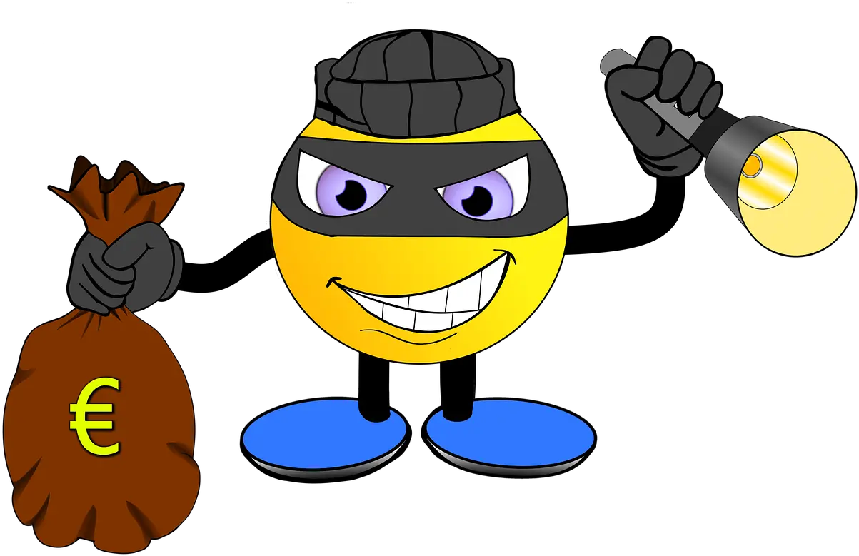 Flashlight Predator Bandit Theft Robbery Emoji Png Bandit Png