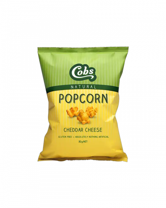 Cobs Cheddar Cheese Popcorn Gluten Salt And Sweet Popcorn Png Cheddar Png
