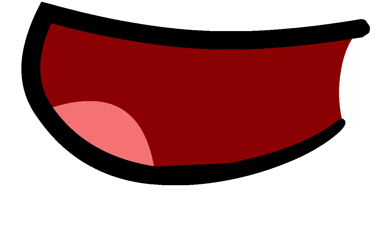 Pin Tongue Clipart Smiley Mouth Bfdi Mouth Png Tongue Transparent