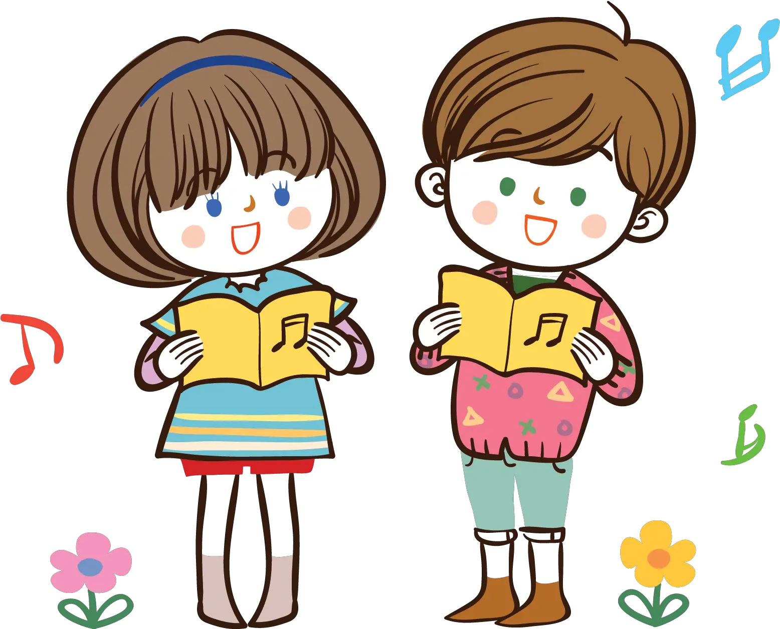 Cartoon Children Singing Png Download Children Singing Png Singing Png