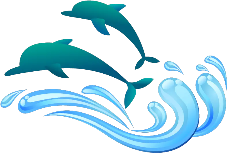 Dolphins Clipart Teal Transparent Free For Cool Nature Symbols Png Dolphin Clipart Png