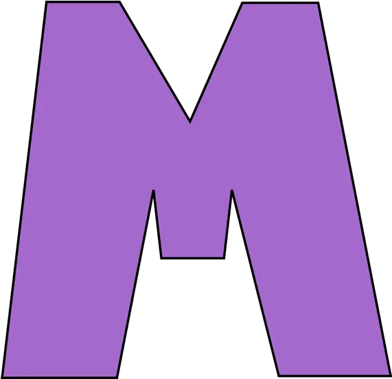 Free Letter M Download Clip Art Purple Letter M Png M&m Logo Png