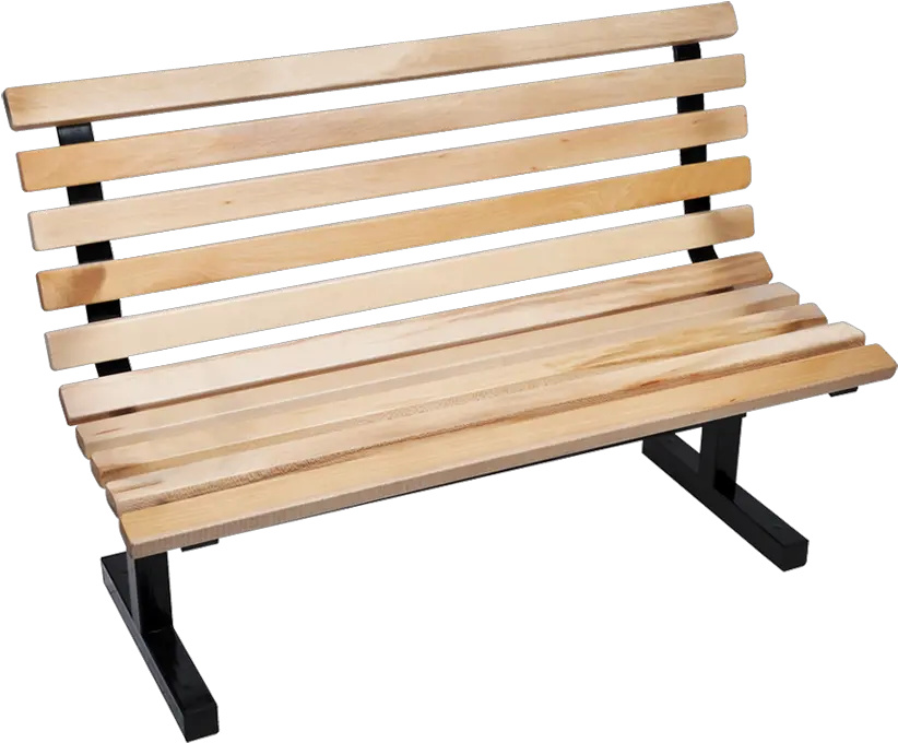 John Boos Cpb60 M Convenience Park Bench With Back 60l 214 X 114 Maple Slat Bench Png Park Bench Png