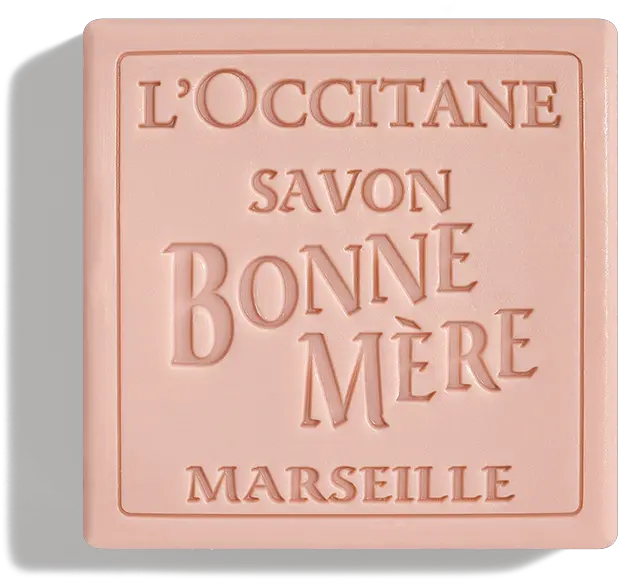 Bonne Mère Rose Soap Traditional French Lu0027occitane Label Png French Mustache Png