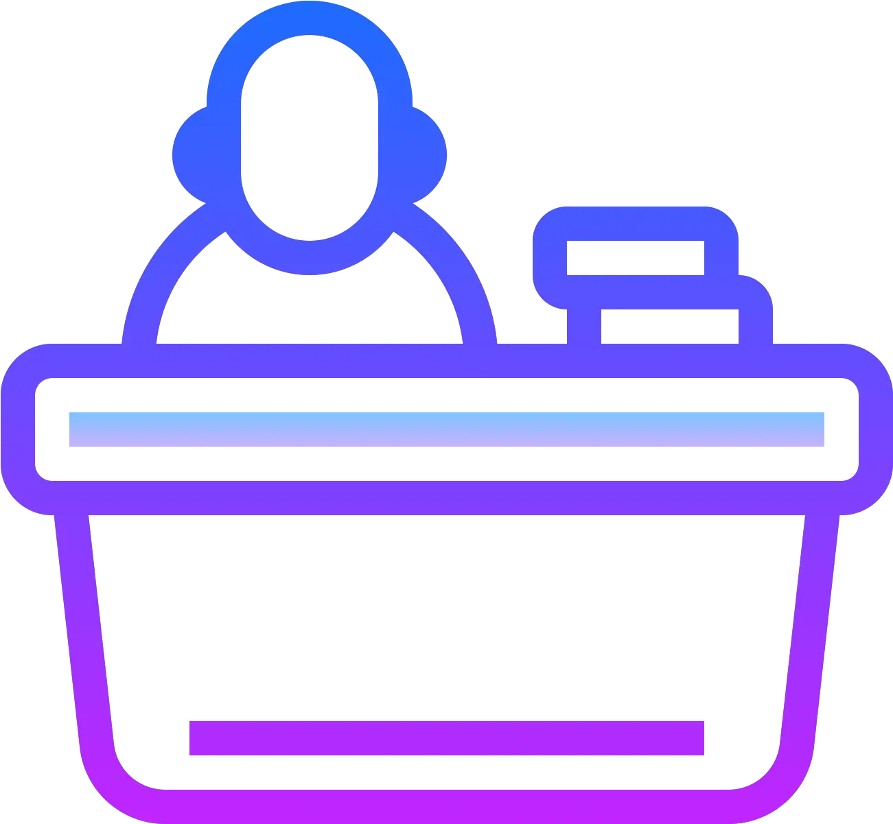 Front Desk Icon Icon Clipart Full Size Clipart 2180690 Clip Art Png Front Icon