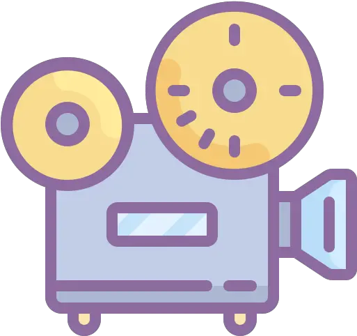 Movie Projector Icon In Cute Color Style Movie Projector Icon Png Movie Projector Icon