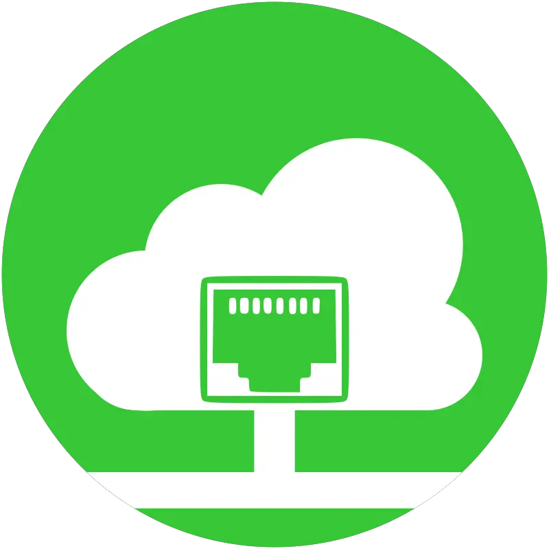 Ethernet Cloud Computing Computer Cloud Computing Icon Green Png Computer Network Icon png