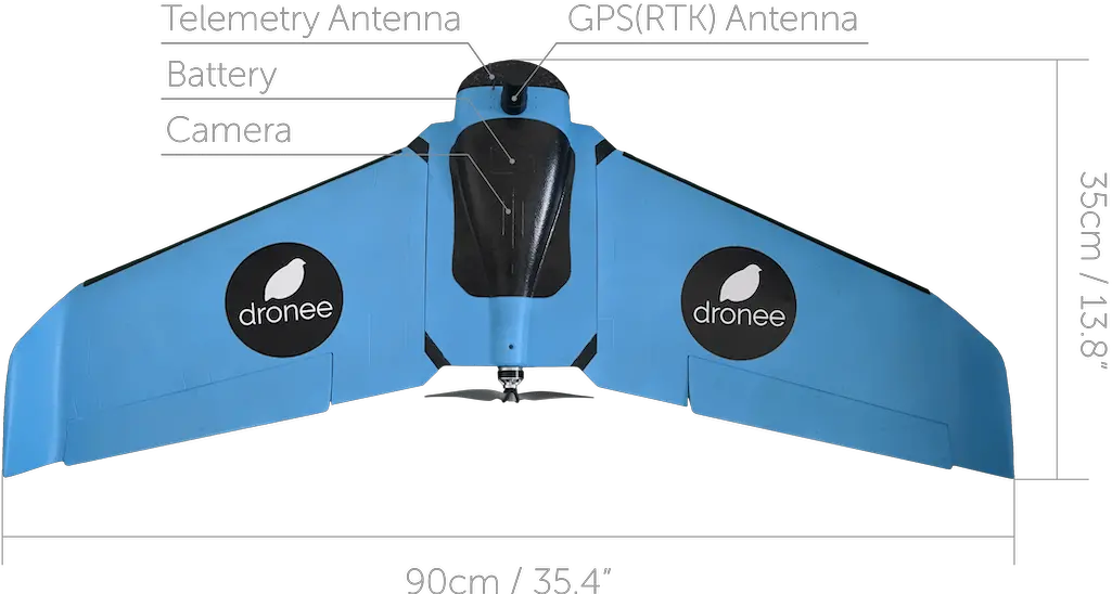 Professional Wing Drone With Rtkppk Dronee Cornette U2013 Dronee Drone Rtk Png Winged Shoe Icon