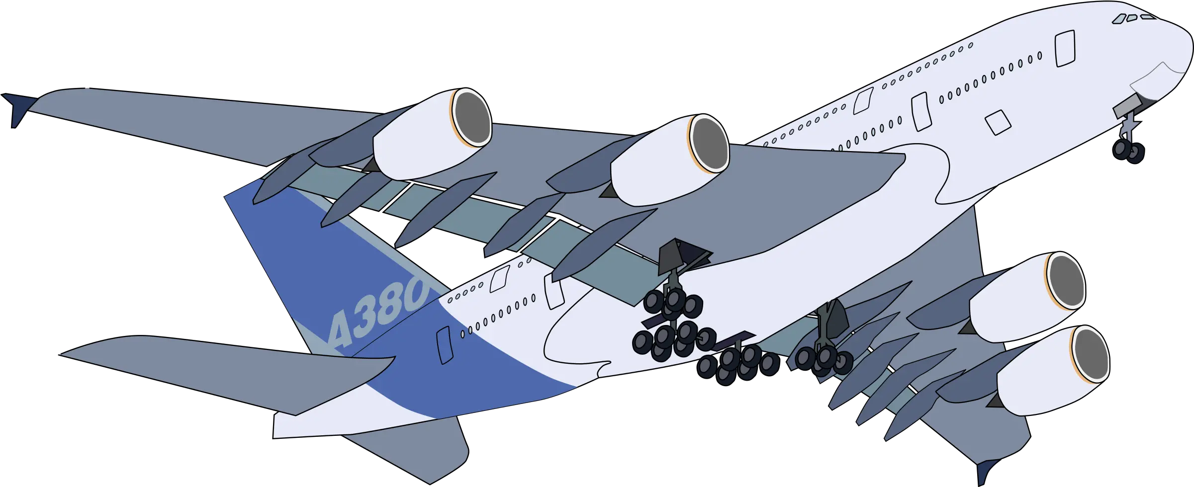 Flying Clipart Airbus Airbus A380 Png Airbus Icon