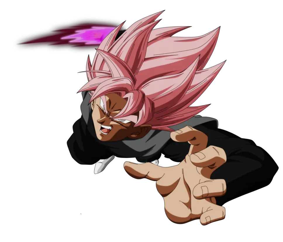Goku Black Ssj Rose Dragonball Z Black Goku Rosé Png Goku Black Png