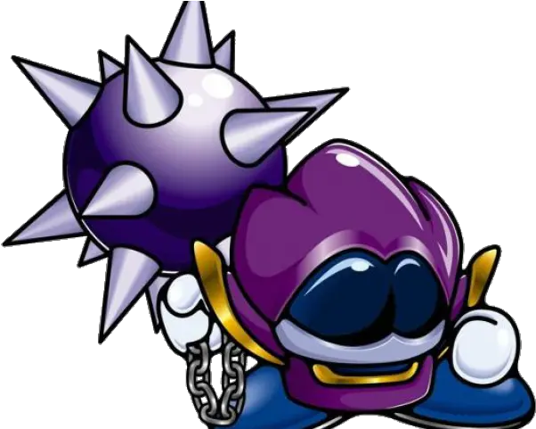 Kirby Meta Knights Clipart Kirby Meta Knight Back Png Meta Knight Png