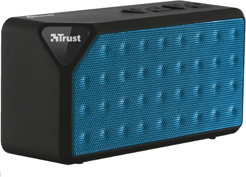 Trustcom Yzo Wireless Bluetooth Speaker Blue Sound Box Png Display Volume Icon Vista