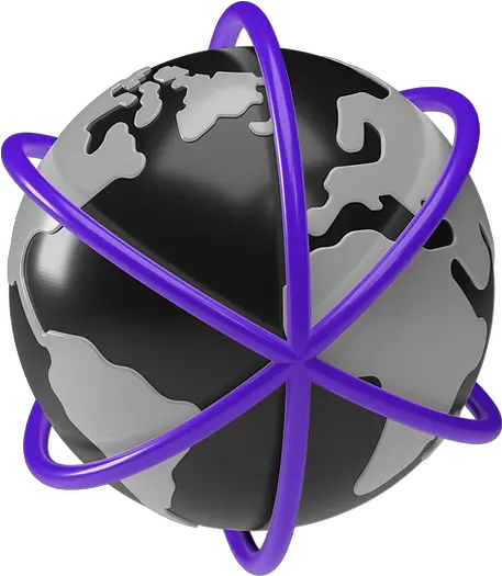 Wayru Own The Internet Earth Png Purple Internet Icon