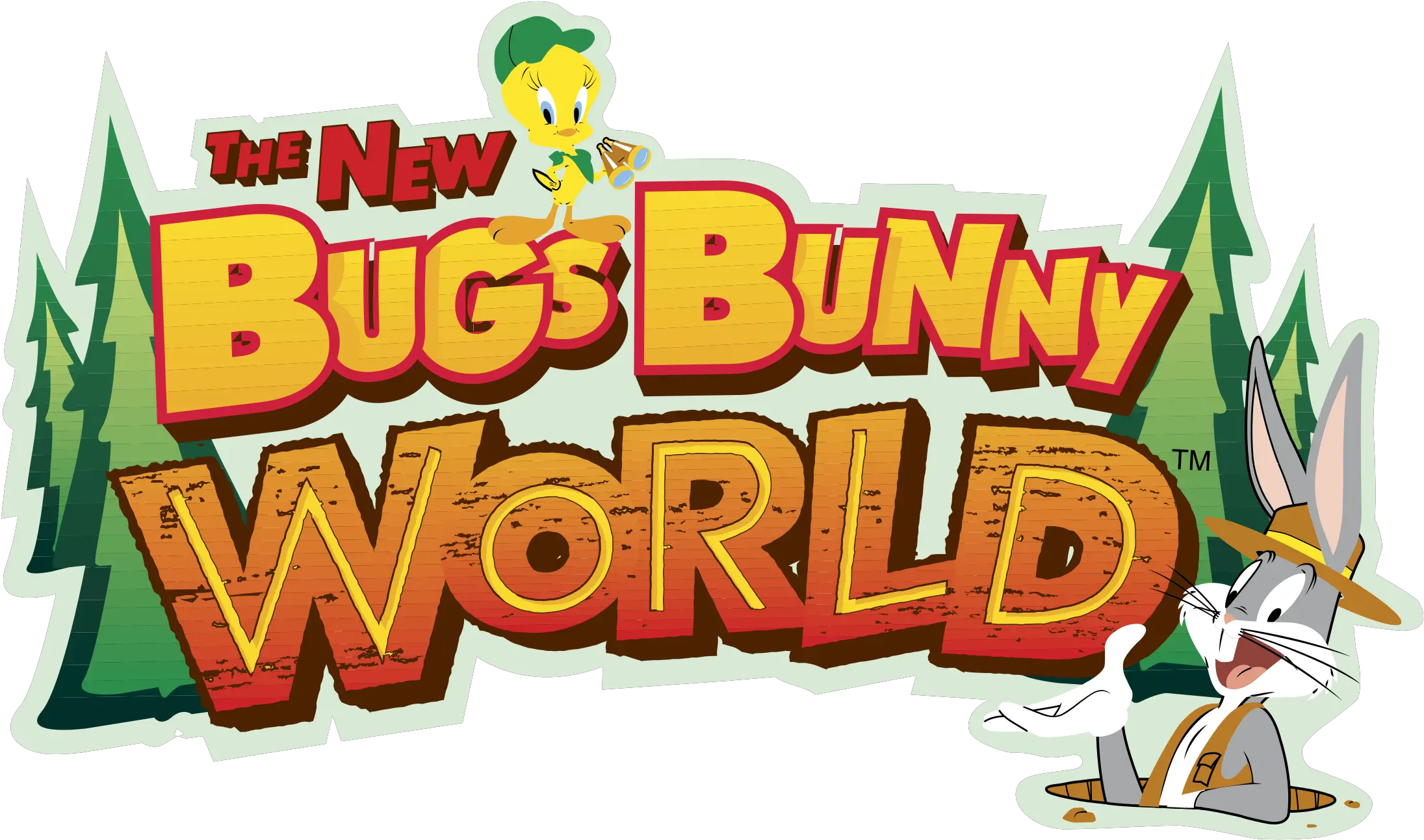 The New Bugs Bunny World Logo Png Bugs Bunni Logo Transparent Bugs Bunny Png
