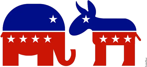 Download Republican Elephant And The Republican And Democrat Icons Png Republican Elephant Png