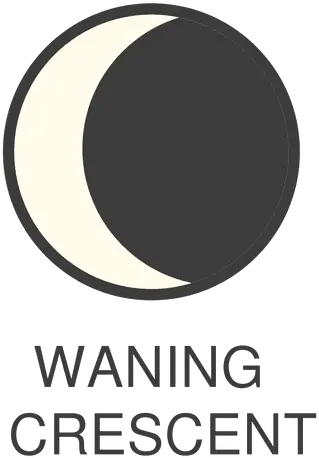 Moon Waning Crescent Icon Dot Png Cresent Moon Icon