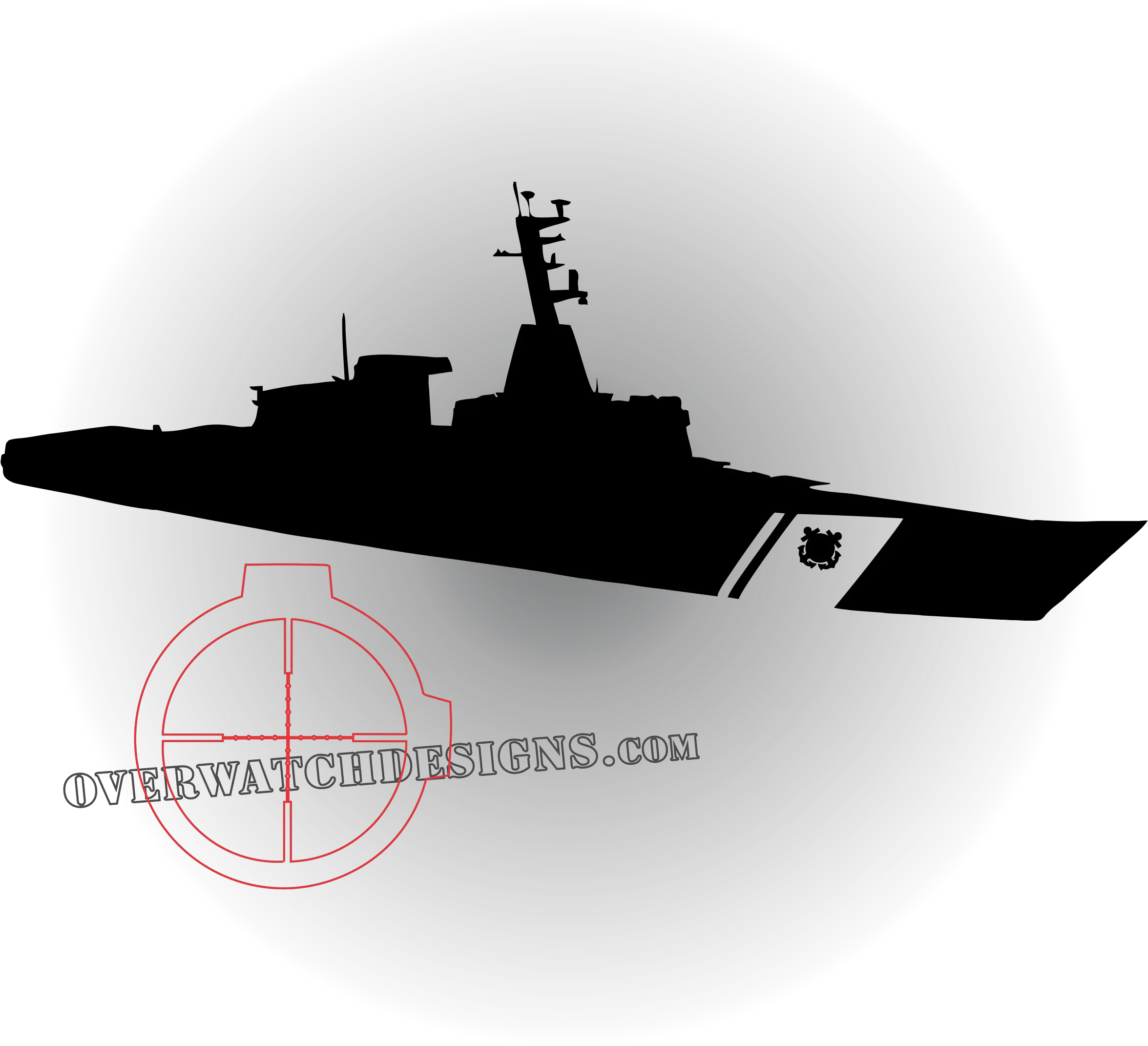 Coast Guard Ship Silhouette Aircraft Carrier Stencil Png Battleship Icon