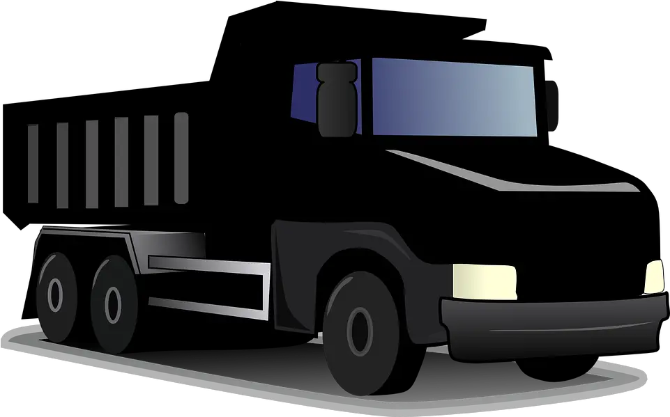 Noun Clauses Blue Dump Truck Clipart Png Silhouette Icon 8130