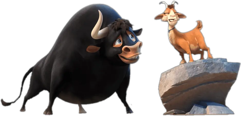Ferdinand And Goat Transparent Png Blue Sky Ferdinand Bunny Goat Transparent