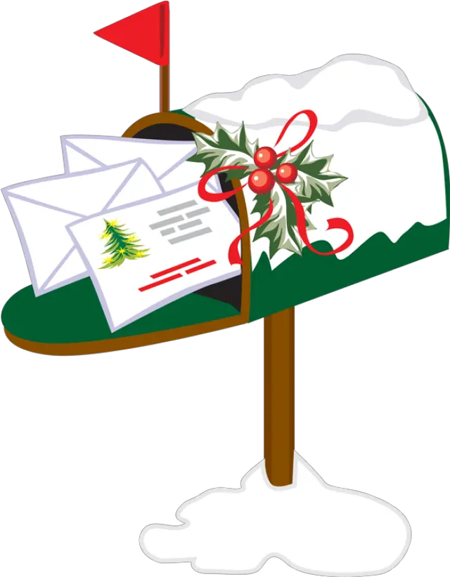 Mailbox Clipart Holiday Transparent Christmas Mailbox Clipart Png Mailbox Png