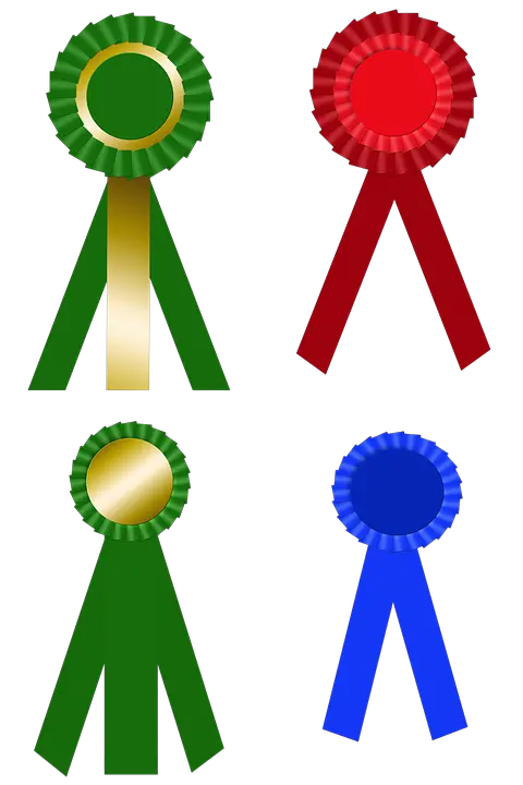 Prize Ribbon Png Award Ribbon Medal Success Pita Medali Green Ribbon Png