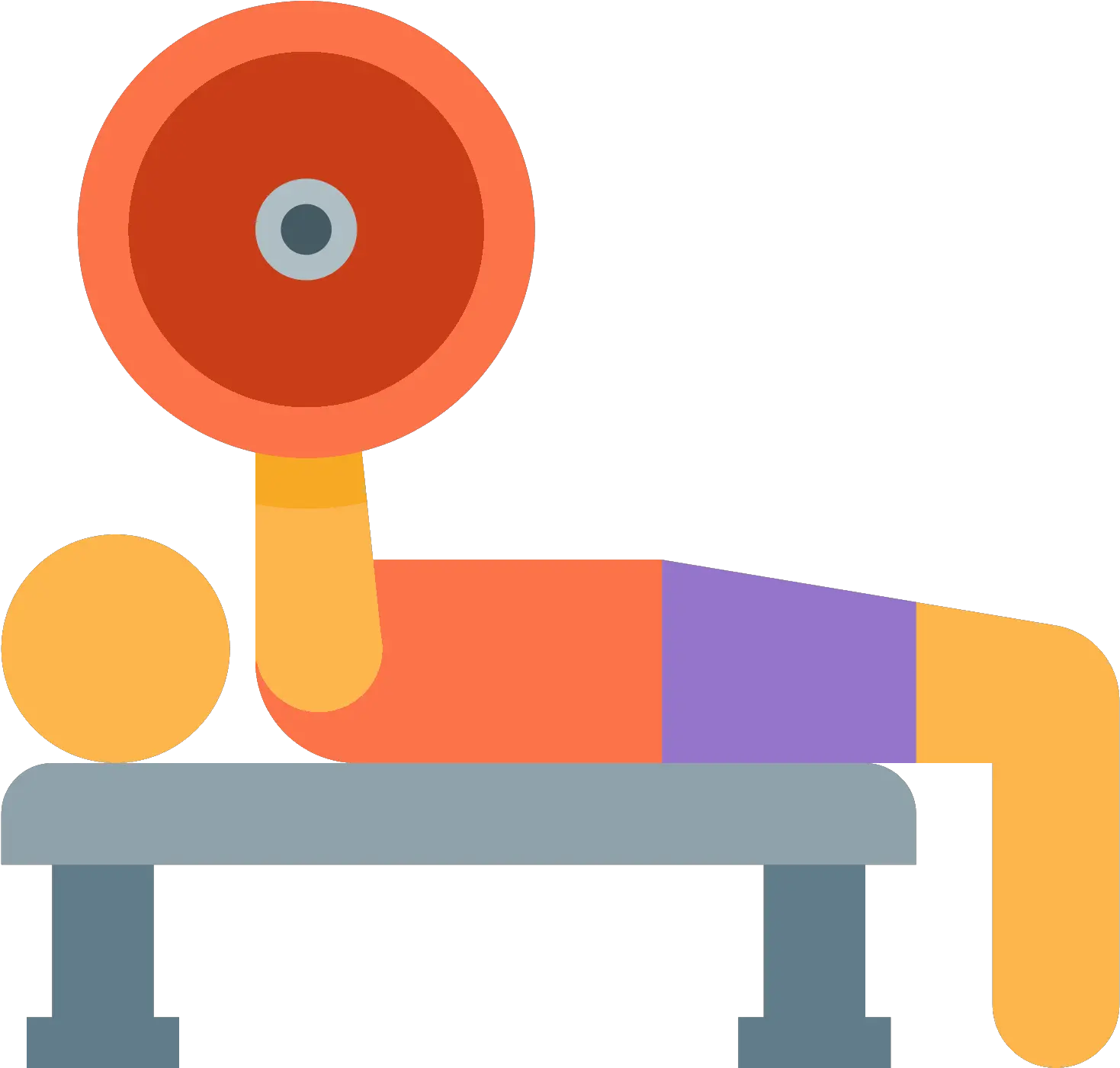 Bench Press Icon Transparent Png Image Cartoon Bench Press Clipart Bench Press Icon