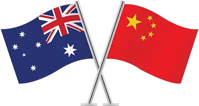 China Australiaflags Goodwill Coffee Australia China And New Zealand Flag Png Chinese Flag Png