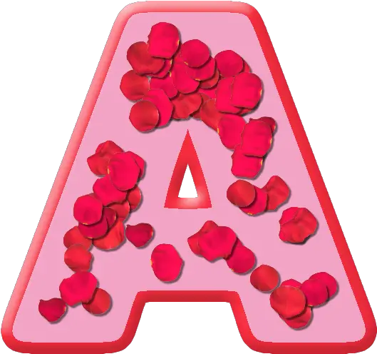 Download Alphabet Rose Petals Full Size Png Image Pngkit Alphabet Letter Love Rose Petals Png