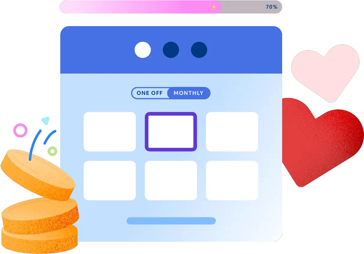 United States Raisely The Free Charity Fundraising Platform Girly Png What App Has A Blue Heart Icon