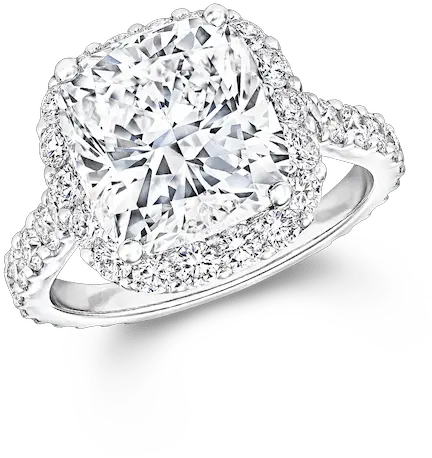 Graff Unveils New Icon Engagement Ring Setting Cushion Diamond Ring Png Gucci Icon Ring With Diamonds