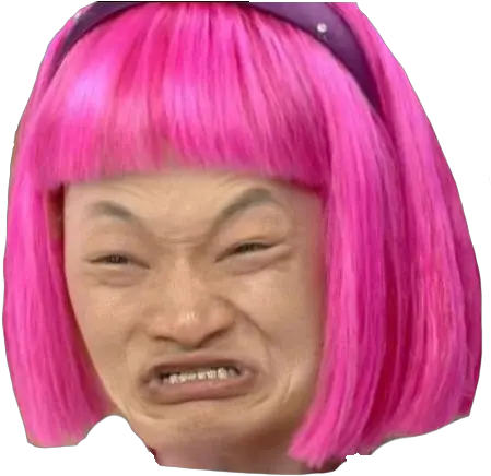 Download Hd Impossibru Lazy Town Asian Girl Transparent Stephanie Lazy Town Meme Png Asian Girl Png