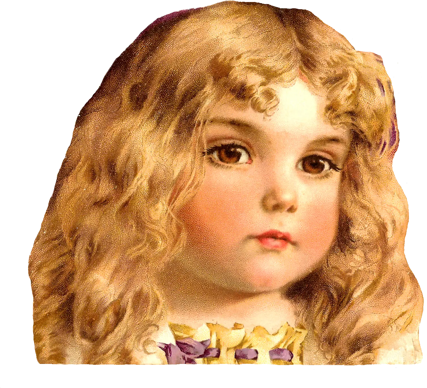 Antique Images Free Child Clip Art Pretty Blond Girl With Girl With Blonde Curly Hair Clipart Png Curly Hair Png