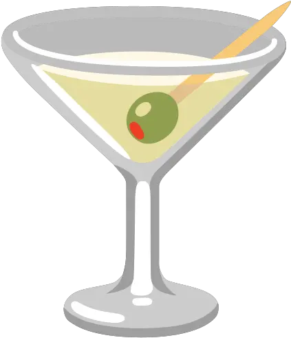 Cocktail Glass Emoji Coctel Emoji Png Cocktail Glass Icon