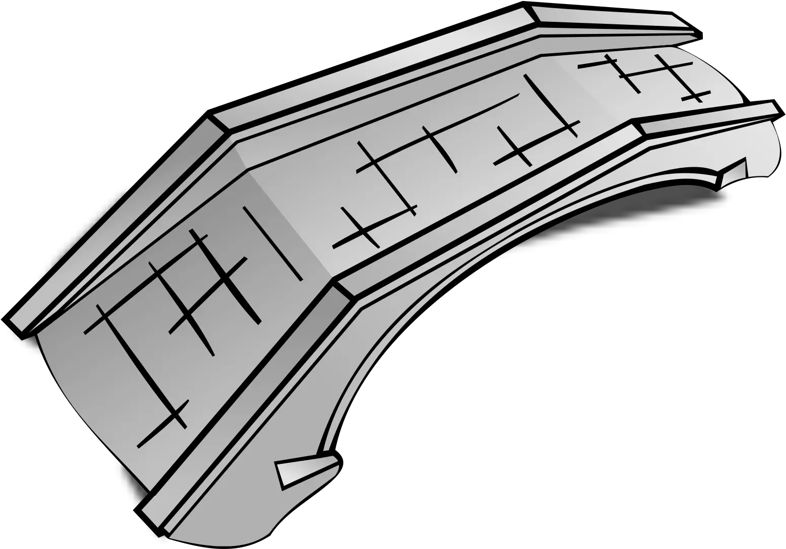 Stone Bridge 3 Svg Vector Clip Art Svg Clipart Bridge Clip Art Png Bridge Transparent
