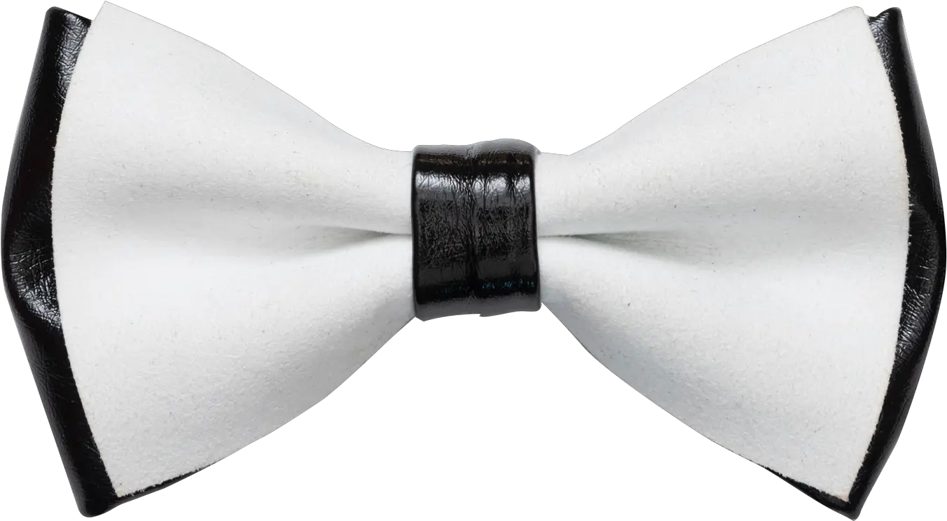 Se Soprano Exquisite Color Silky Whiteblack Fashion Leather Bow Tie Lbt 9 Satin Png Black Bow Tie Png