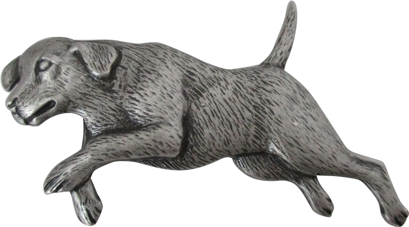 Download Jj Pewter Running Dog Brooch Jaguar Png Rottweiler Png