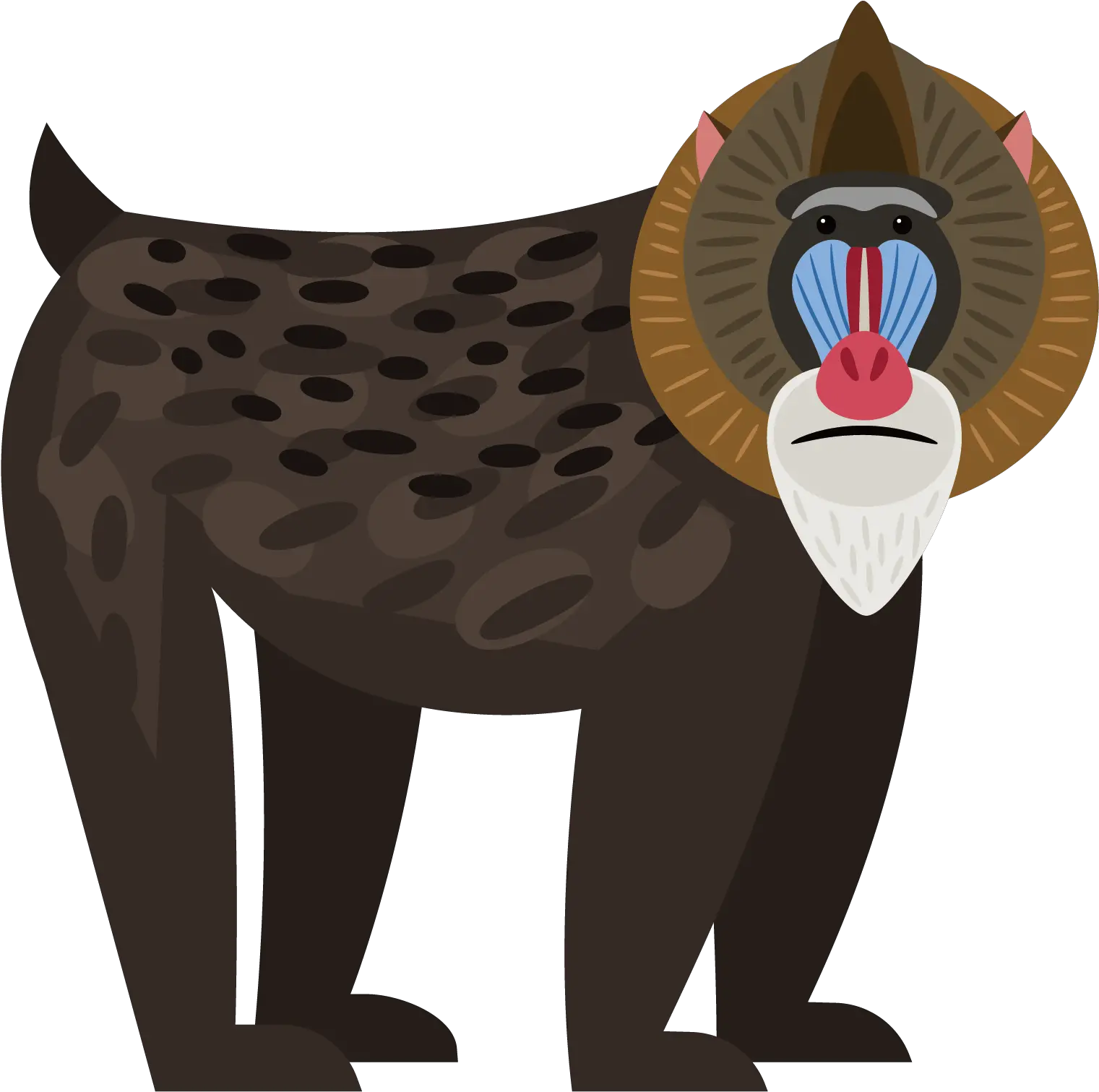 Baboon Clipart African Monkey Baboons Clipart Png Monkey Transparent